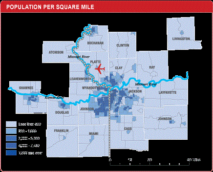 Pouplation per Square Mile 2009