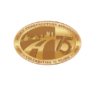 Heavy Constructors Association of Greater Kansas City - 75th anniversary logo