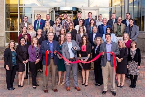 Office Ribbon cutting